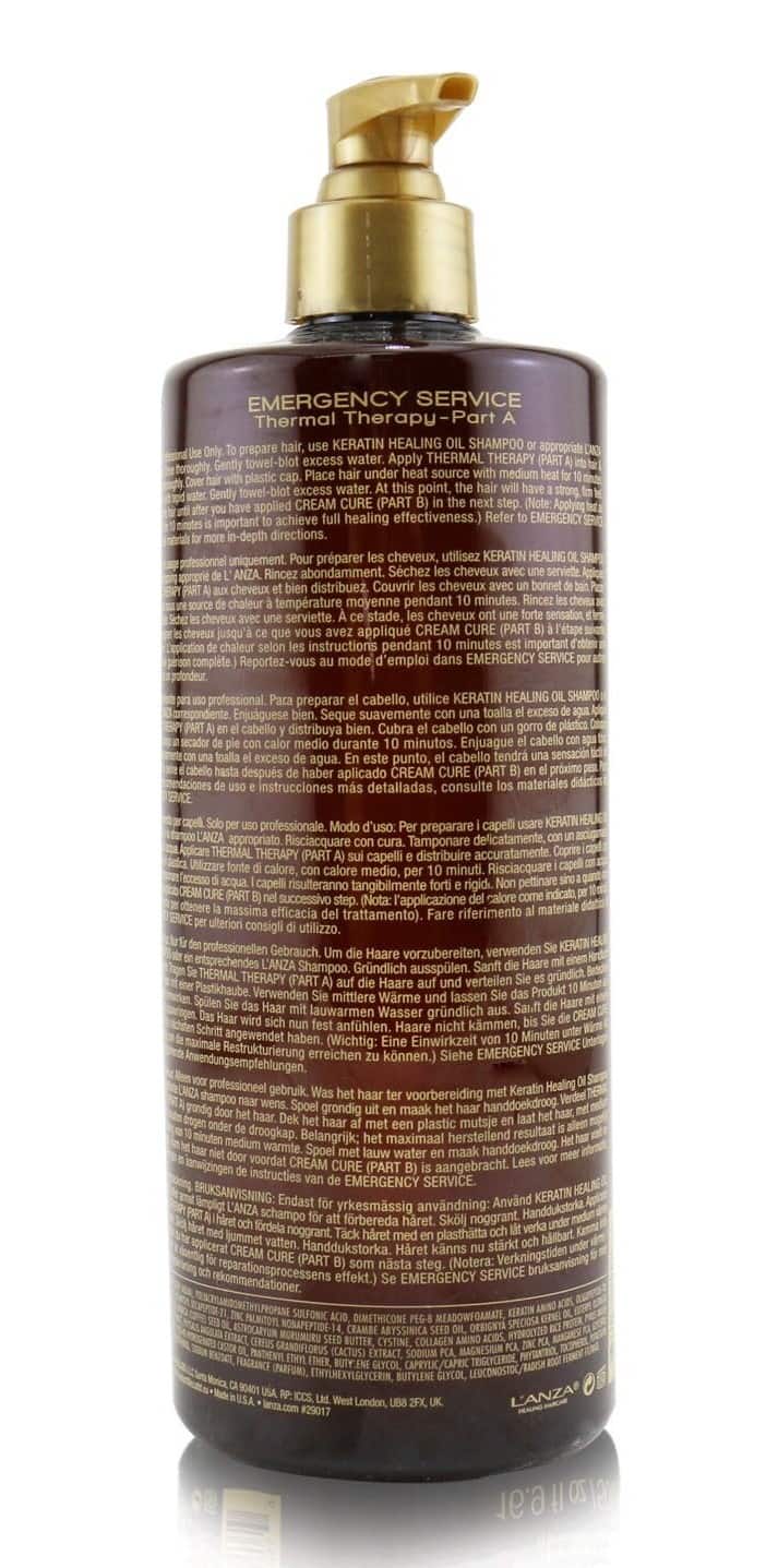 Термальна терапія (крок А) LʼANZA Keratin Healing Oil Emergency Service Thermal Therapy Part A, 296 ml - 2